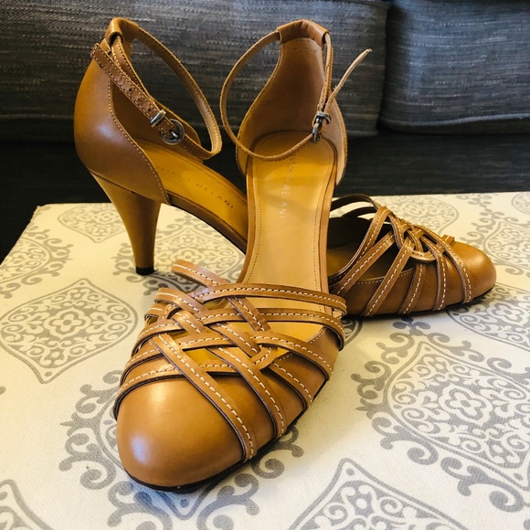 ANTONIO MELANI Shoes - Antonio Melani | Vero Cuoio Woven Ankle Strap Heel